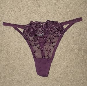 NEW Deep PLUM color thong XS-S